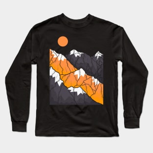 The grey and yellow hills Long Sleeve T-Shirt